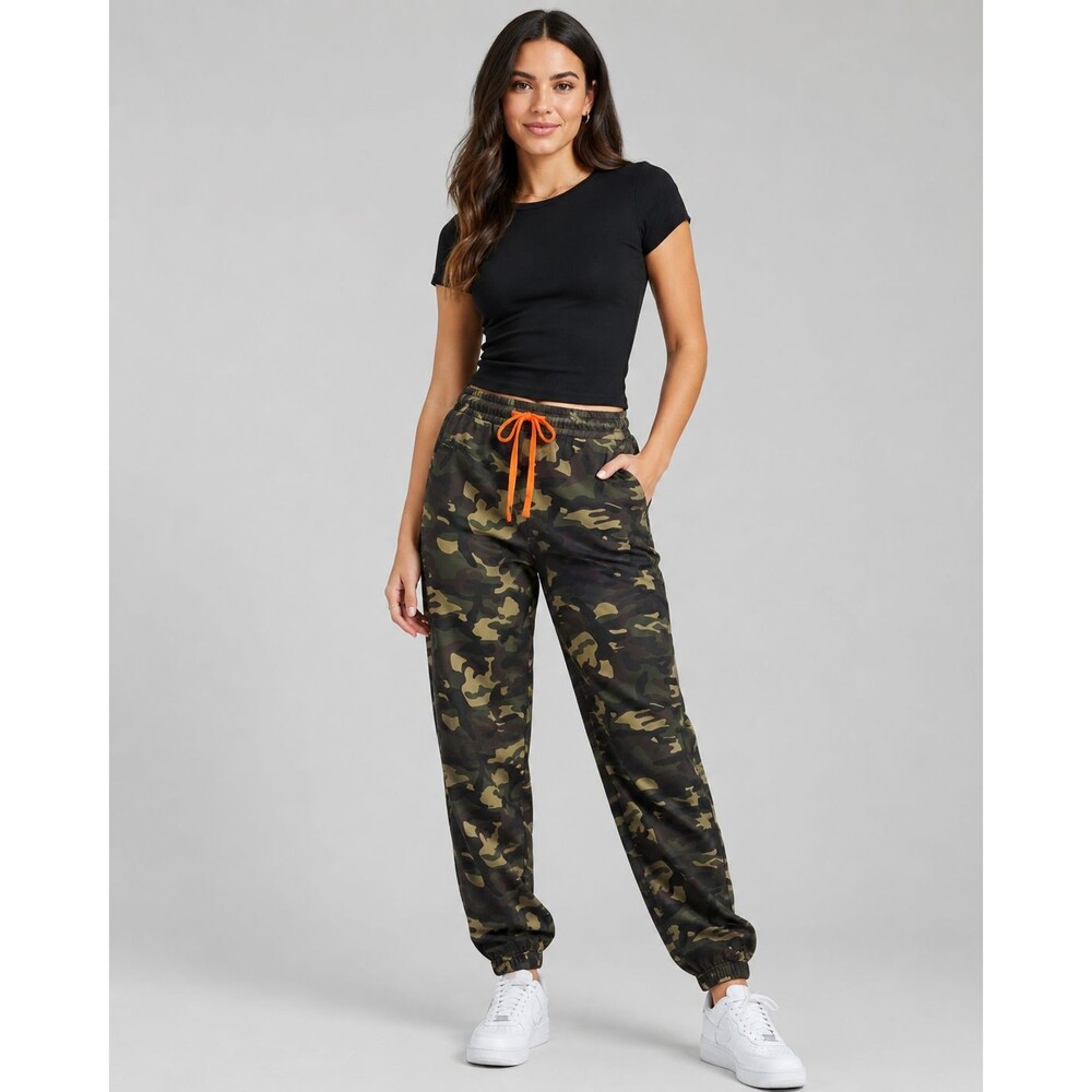 NWT VIP JEANS  Green Camo Cargo Jogger Stretch Skinny Pants Women’s Juniors 9/10
